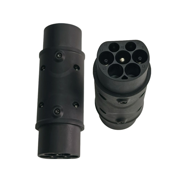 EVTAURUS Type 2 To GBT EV Adapter (IEC 62196 to GB/T) Charge Chinese EVs at Type 2 Stations