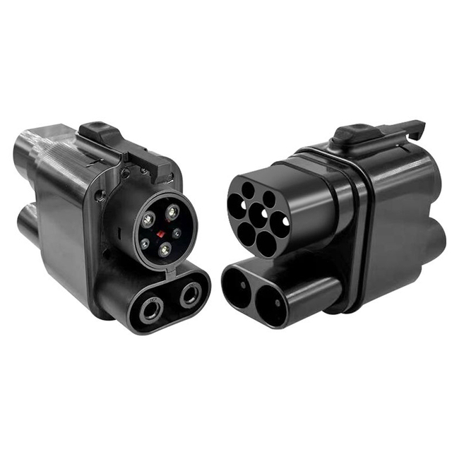 Safe and Reliable CCS2 to CCS1 Compatibility DC Fast Charger Adapter 