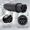 16/32A 1P 3P Type 2 Male plug to GB/T plug Integrated Adapter from Charging the European Standard Electric Vehicle to GB/T Electric Vehicle
