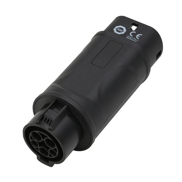 16A/32A Single Phase Integrated Adapter without Cable From Type 1 Socket To Type 2 Female Plug