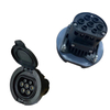 Type 2 IEC 62196-2 Socket / Outlet Single/Three Phase (16A/32A) for EV Charger