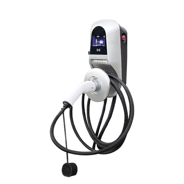 Basic LCD Screen EV Charging Station 16A/32A, 7.2kW/11kW/22kW SAE J1772 & IEC 62196-2 