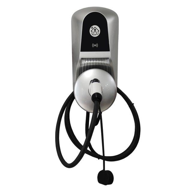  RFID Card European Standard Waterproof Plastic Voltage Monitoring 22kw AC EV Charger